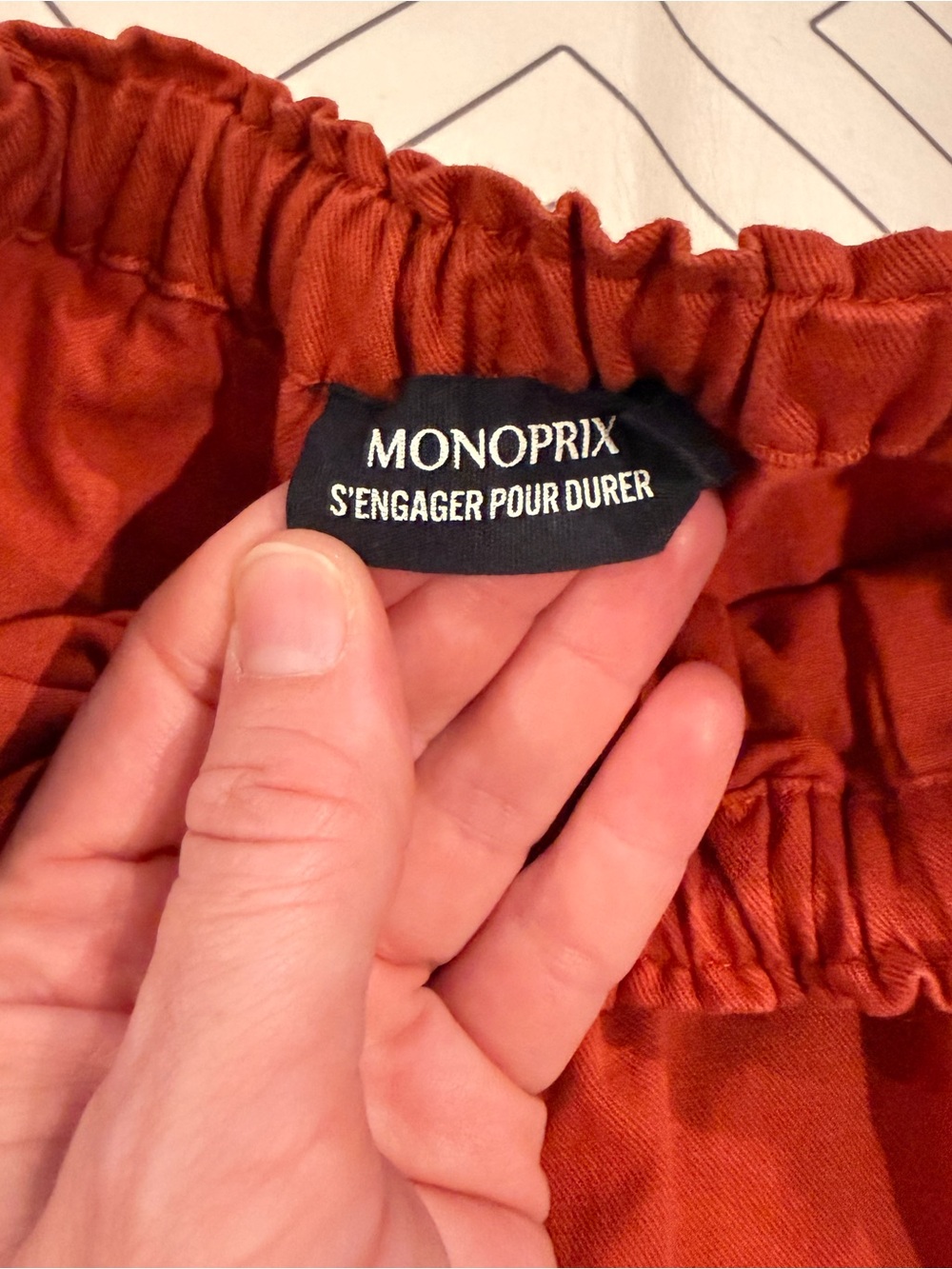 Monoprix Rust Shorts - Picture 6 of 12